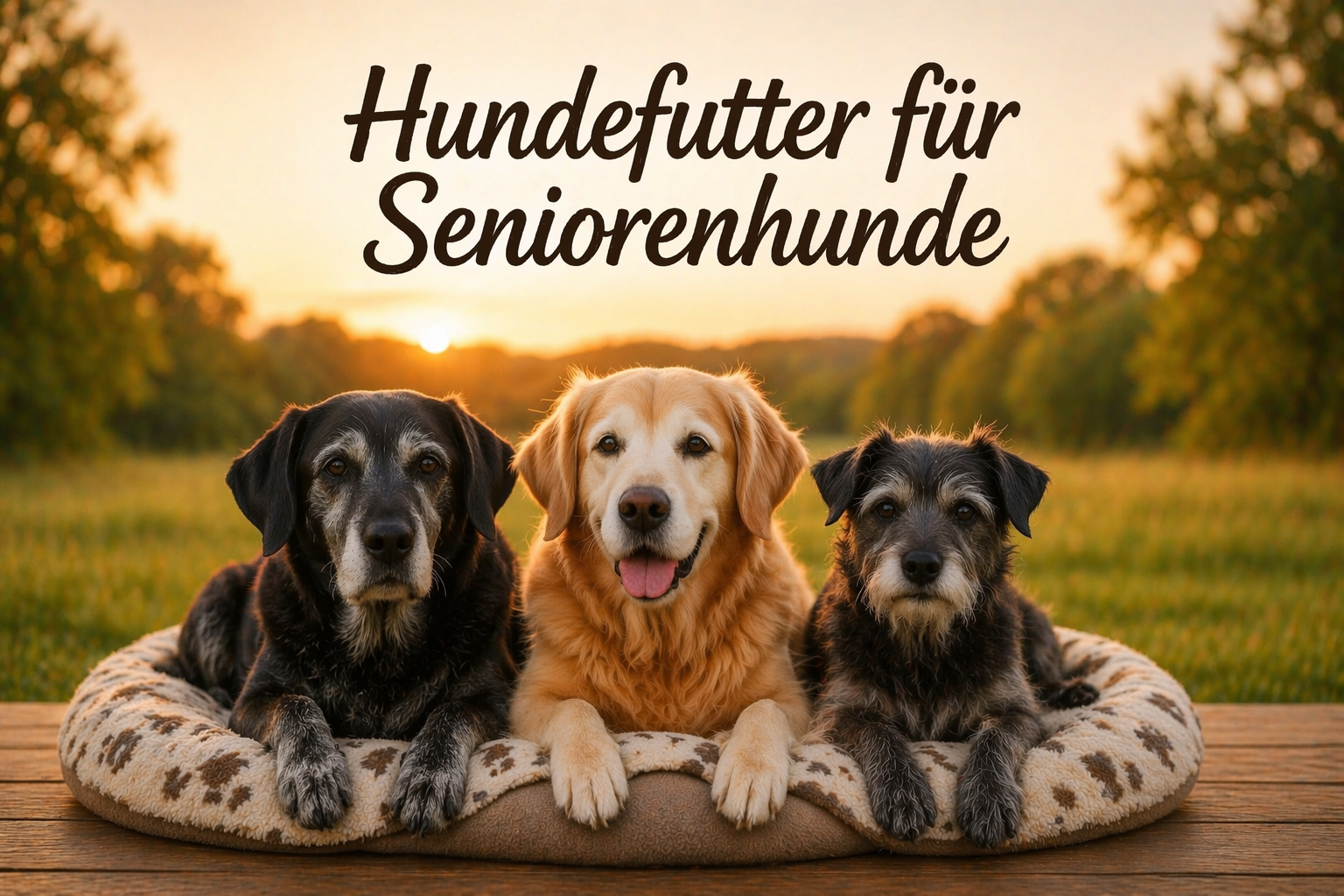 Hundefutter für Seniorenhunde: Was ältere Hunde ab 7 Jahren wirklich brauchen