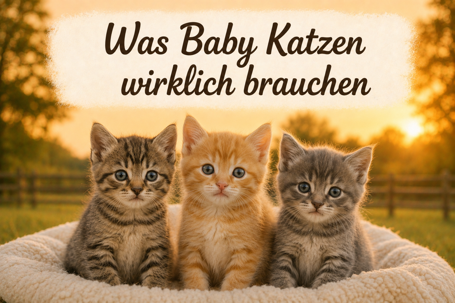 Baby Katze richtig füttern: So gelingt der Start ins Katzenleben