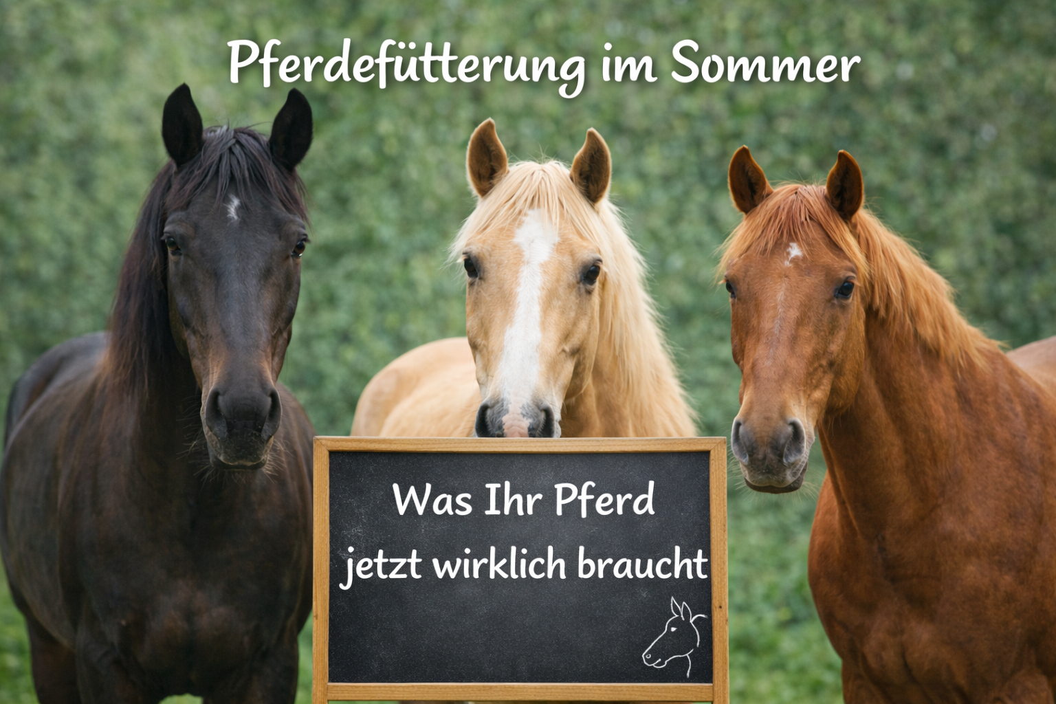 Pferdefütterung im Sommer: Was Ihr Pferd jetzt wirklich braucht