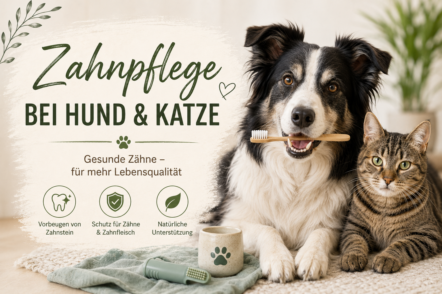 Zahnpflege bei Hund und Katze: Zahnstein erkennen und vorbeugen