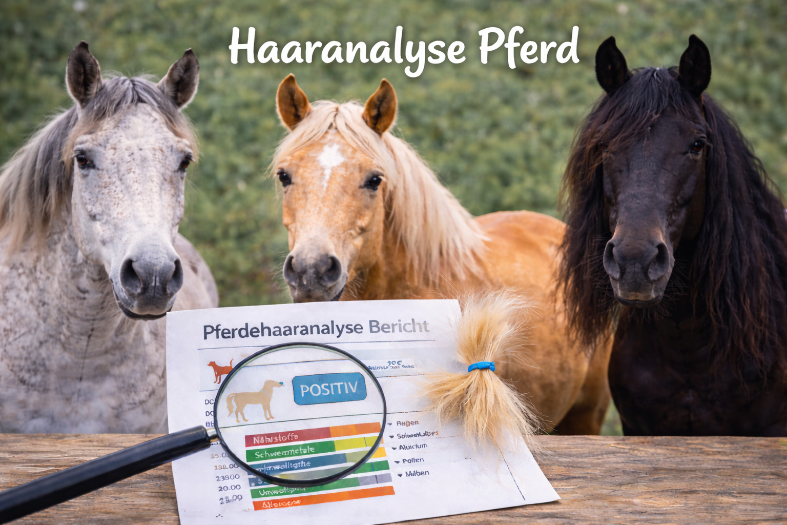 Haaranalyse bei Pferden