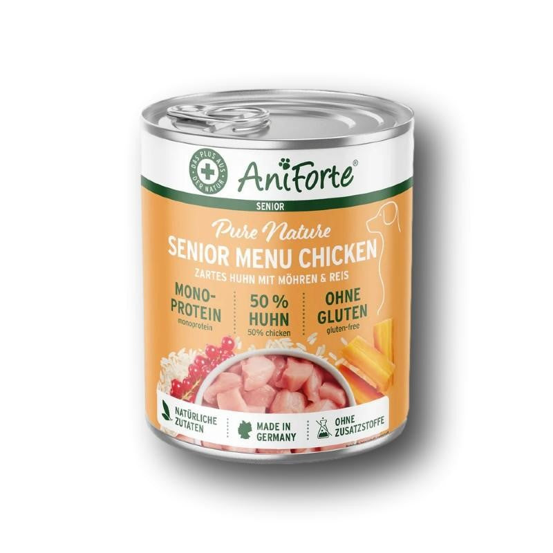 AniForte PureNature Senior nourriture humide au poulet