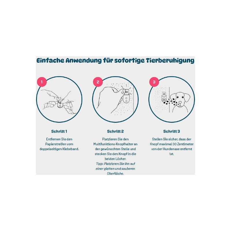 Das CalmDown Cat MultiUse Kit unterstützt Katzen mit beruhigenden Pheromonen in stressigen Situationen, auf Reisen und während der Erholung gut.