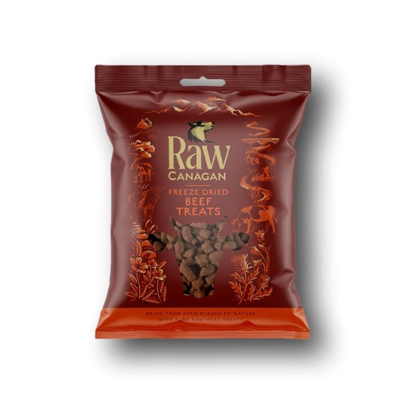 Canagan Raw Beef Treats mit Rind, gefriergetrocknet und ideal als natürliche Belohnung für Hunde mit hohem Fleischanteil und feinem Geschmack.

Canagan Raw Beef Treats mit Rind für Hunde, gefriergetrocknet und praktisch portionierbar, als schmackhafte Belohnung beim Training, auf Spaziergängen oder für kleine Genussmomente im Alltag.