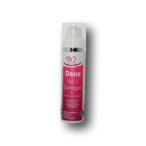 Dens No. 1 Zahngel mit MicroSilver BG, Mangostan und Nelkenöl unterstützt die tägliche Maulhygiene bei Hunden und Katzen besonders sanft im Alltag.