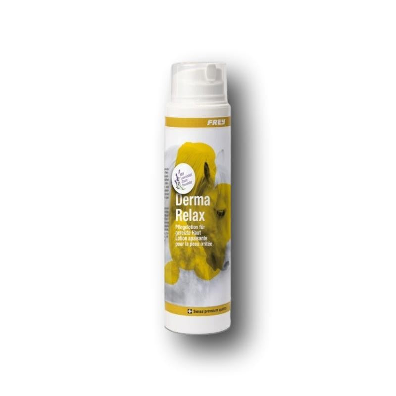 Wohltuende Lotion für strapazierte Pferdehaut bei Juckreiz, Sommerekzem und Insektenstichen. Mit Lavendel, Aloe Vera und kaltgepresstem Nachtkerzenöl.
