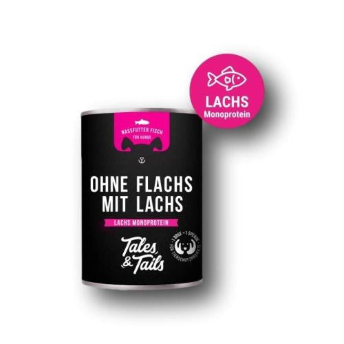 Mit 70 % Lachs, 29 % Brühe und 1 % Mineralstoffen: ein schmackhaftes Monoprotein-Nassfutter mit Omega-3 für sensible und anspruchsvolle Hunde.