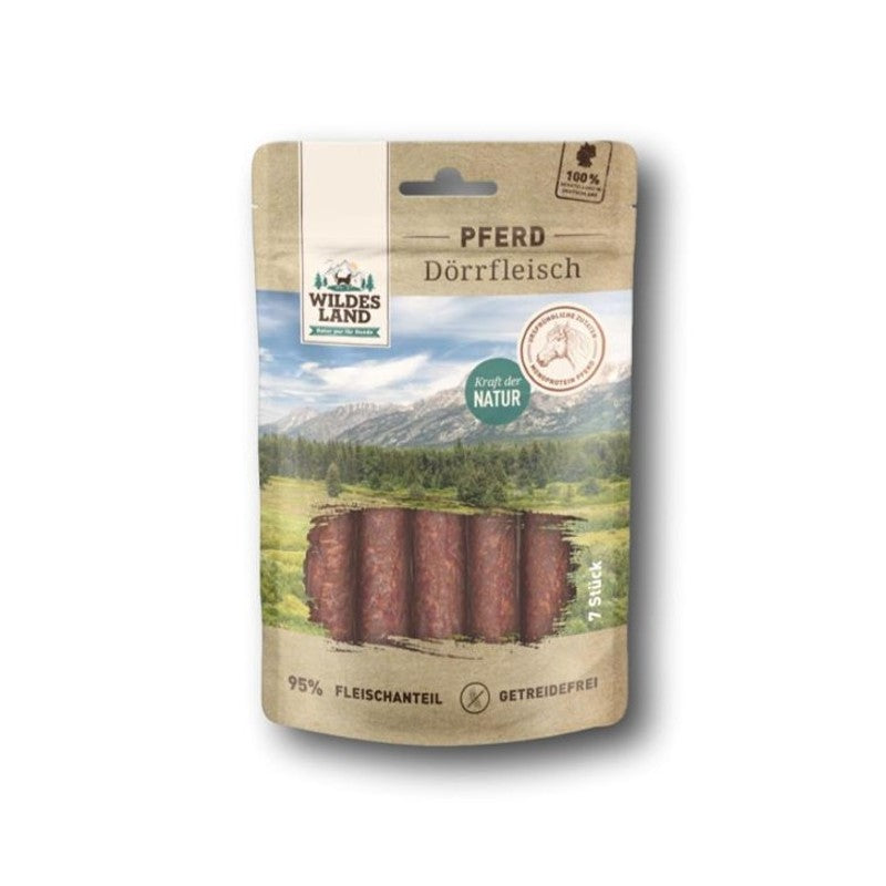 Wildes Land Dörrfleisch Pferd