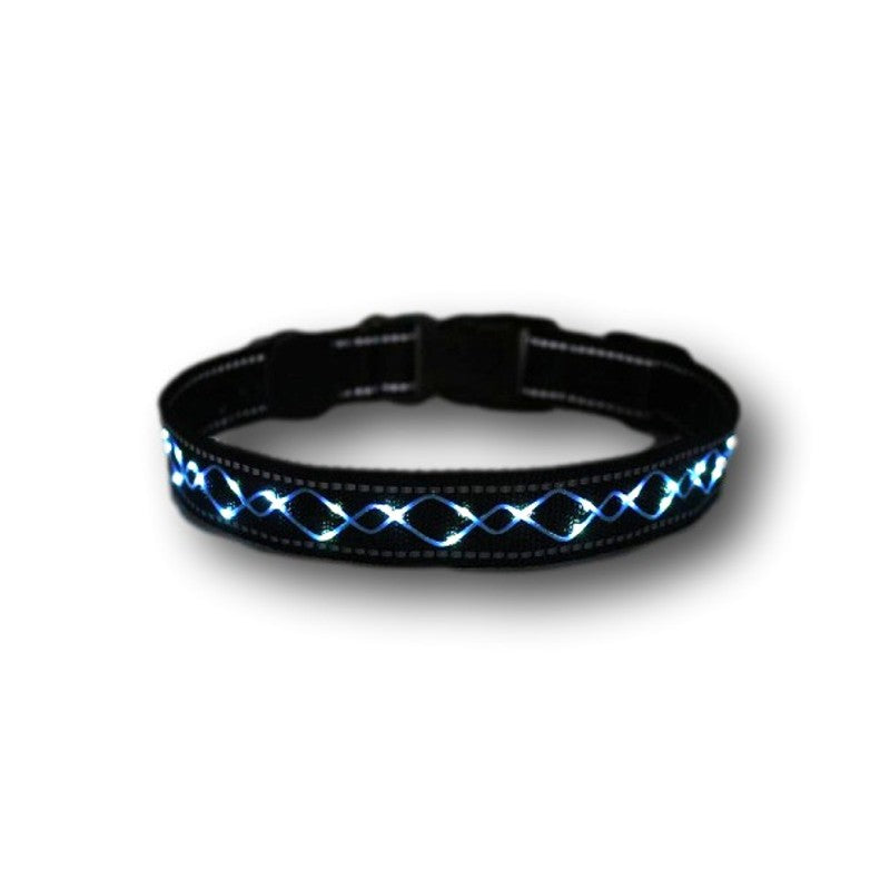 Leucht-Halsband Finia (Beauty) Blau