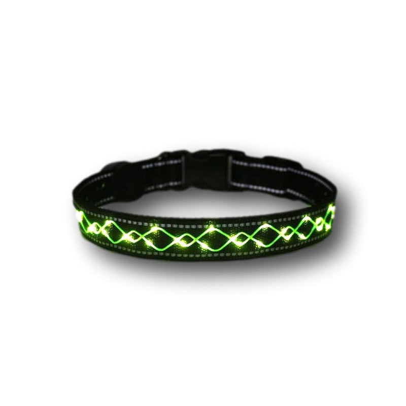 Leucht-Halsband Finia (Beauty) Grün