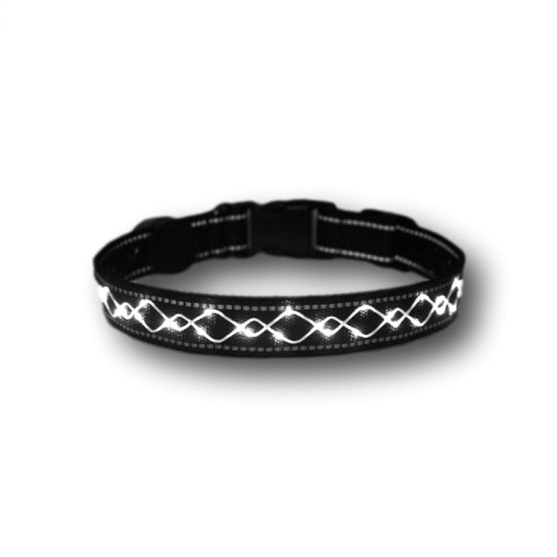 Leucht-Halsband Finia (Beauty) Weiss